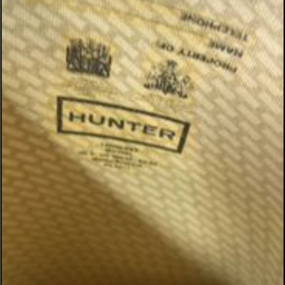 Hunter Big Kids Original Rain Boot; sz4, black - Picture 4 of 4